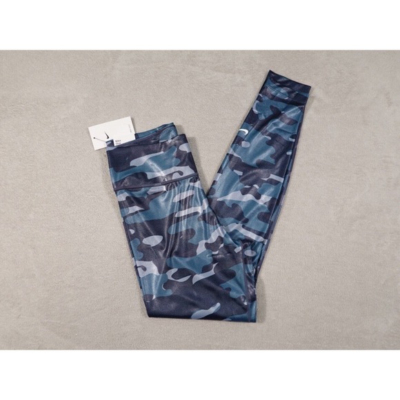 Nike Womens Blue Camo Dri-Fit Leggings Size M - Picture 15 of 15